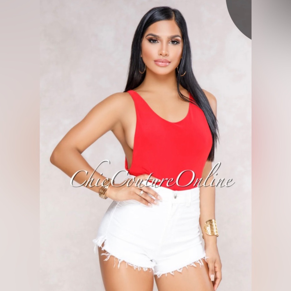 Red or Black One Piece Bodysuit